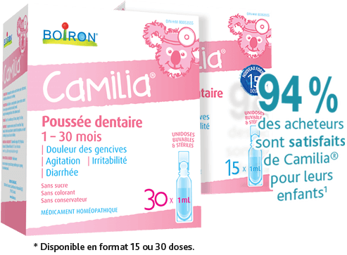 Camilia Solution Buvable Poussée Dentaire Bébé 30 unidoses
